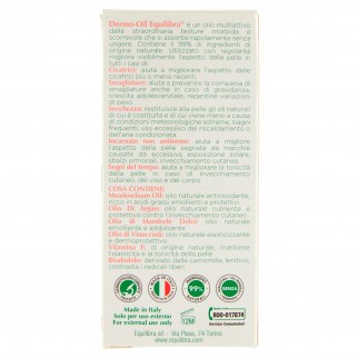 Equilibra Dermo Oil Multiattivo per Viso e Corpo con Meadowfoam Oil
