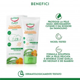 Equilibra Baby Pasta Protettiva con Ossido di Zinco 10% - Flacone da