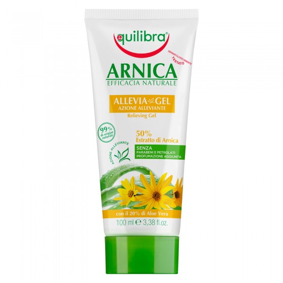 Equilibra Arnica Allevia-Gel Azione Calmante e Lenitiva con Aloe Vera Equilibra Arnica Allevia-Gel Azione Calmante e Lenitiva con Aloe Vera