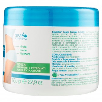 Equilibra Fango Termale Cellulite Spa Experience con Aloe Vera -