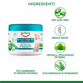 Equilibra Fango Termale Cellulite Spa Experience con Aloe Vera -
