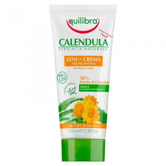 Equilibra Calendula Leni-Crema Azione Lenitiva e Idratante con Aloe Equilibra Calendula Leni-Crema Azione Lenitiva e Idratante con Aloe