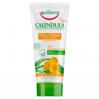 Equilibra Calendula Leni-Crema Azione Lenitiva e Idratante con Aloe