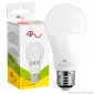 FAI Lampadina LED E27 10W Bulb A60 24V AC / DC - mod. 5196/24/CA / 5196/24/CO / 5196/24/FR