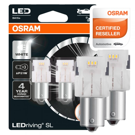 Osram LEDriving SL Auto Moto LED 1.40W 12V - 2 Lampadine P21W Osram LEDriving SL Auto Moto LED 1.40W 12V - 2 Lampadine P21W