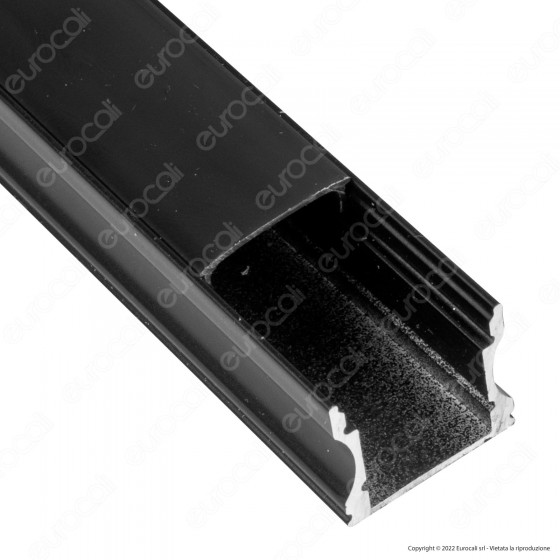 V-Tac VT-8110 Profilo in Alluminio Nero per Strisce LED Lunghezza 2 V-Tac VT-8110 Profilo in Alluminio Nero per Strisce LED Lunghezza 2