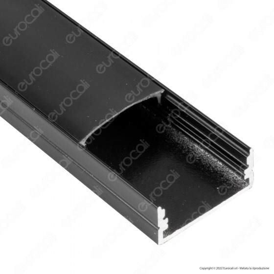 V-Tac VT-8108 Profilo in Alluminio Nero per Strisce LED Lunghezza 2 V-Tac VT-8108 Profilo in Alluminio Nero per Strisce LED Lunghezza 2