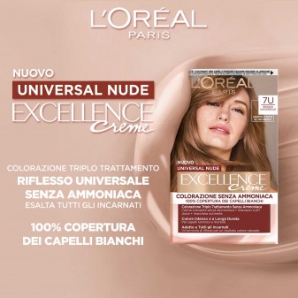 L'Oréal Paris Excellence Universal Nude Colorazione Permanente 7U