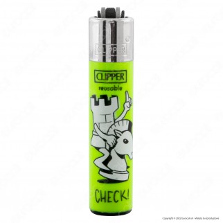 Clipper Micro Accendino Piccolo Fantasia Game Hands - Box da 48