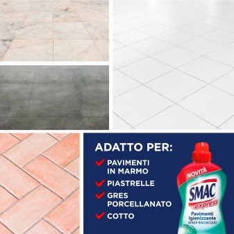 Smac Express Igienizzante Detergente Liquido per Pavimenti con