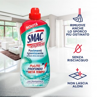 Smac Express Igienizzante Detergente Liquido per Pavimenti con
