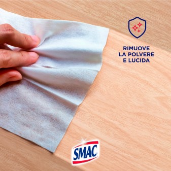 Smac Panni Legno con Cera D'Api per Mobili e Pavimenti - Confezione