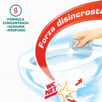 WC Net Energy Disincrostante in Polvere Schiumogena Deterge e