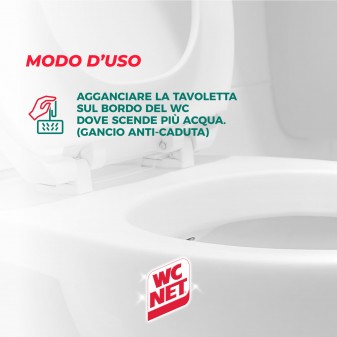 WC Net Candeggina Detergente Solido per il WC - Confezione da 2
