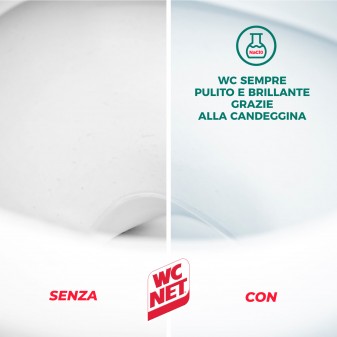 WC Net Candeggina Detergente Solido per il WC - Confezione da 2