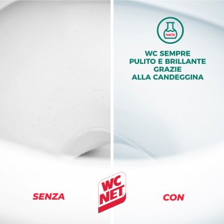 WC Net Candeggina Detergente Solido per il WC - Confezione da 2