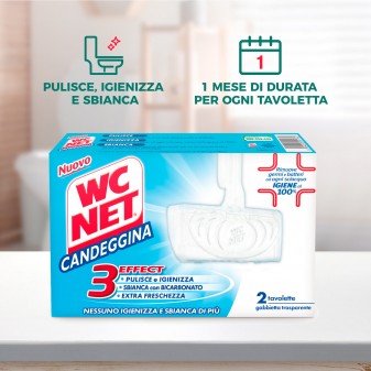 WC Net Candeggina Detergente Solido per il WC - Confezione da 2