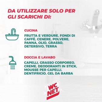 WC Net Professional Sturascarichi Turbo Gel Disgorgante Monodose -