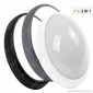 Immagine 1 - FAI Plafoniera LED Ovale 12W SMD Changing Color 3in1 da Superficie