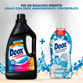 Deox Lavatrice Colorati e Scuri Detersivo Smacchiante con Formula