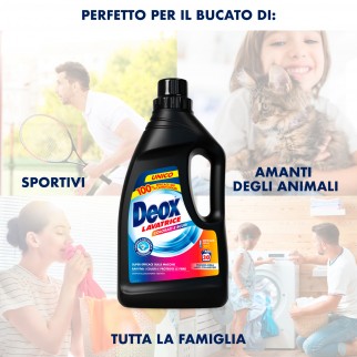 Deox Lavatrice Colorati e Scuri Detersivo Smacchiante con Formula