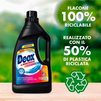 Deox Lavatrice Colorati e Scuri Detersivo Smacchiante con Formula
