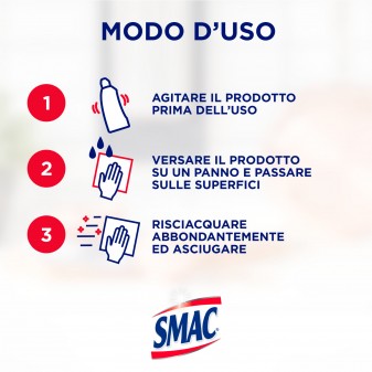 Smac Brilla Rame Detergente in Crema - Flacone da 250ml
