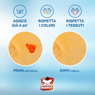 Omino Bianco Additivo Totale Color 5in1 in Polvere - Confezione da