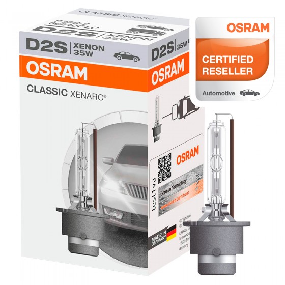 Osram Classic Xenarc Auto Xenon 35W Fari Xeno 85V - Lampadina D2S Osram Classic Xenarc Auto Xenon 35W Fari Xeno 85V - Lampadina D2S