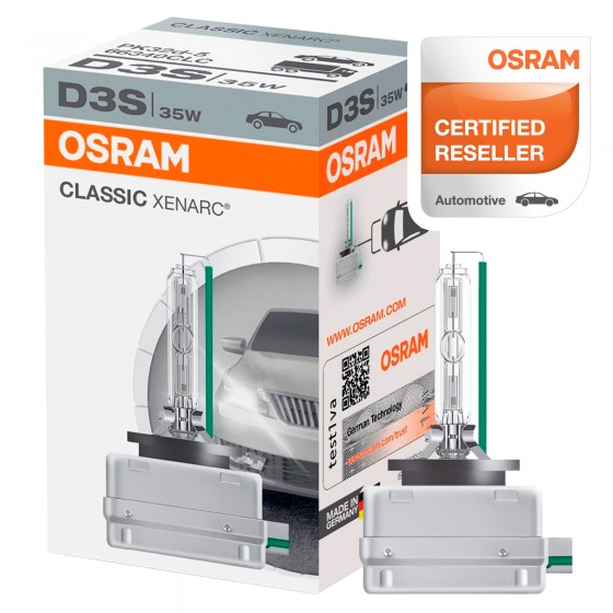 Osram Classic Xenarc Auto Xenon 35W Fari Xeno 42V - Lampadina D3S Osram Classic Xenarc Auto Xenon 35W Fari Xeno 42V - Lampadina D3S