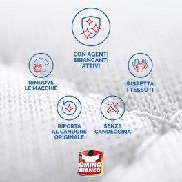 Omino Bianco Additivo Bianco Vivo Gel Azione Sbiancante - Flacone da