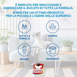 Omino Bianco Candeggina Delicata Essenza Muschio Bianco - Flacone da