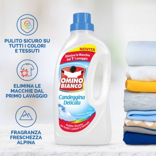 Omino Bianco Candeggina Delicata Essenza Freschezza Alpina - Flacone