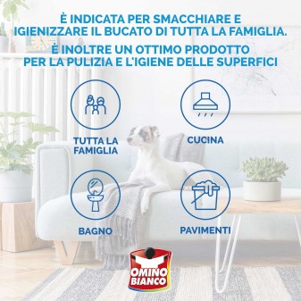 Omino Bianco Candeggina Delicata Essenza Freschezza Alpina - Flacone