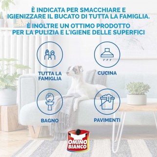 Omino Bianco Candeggina Delicata Essenza Freschezza Alpina - Flacone