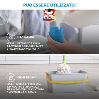 Omino Bianco Candeggina Delicata Essenza Freschezza Alpina - Flacone
