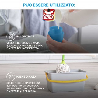 Omino Bianco Candeggina Delicata Essenza Freschezza Alpina - Flacone
