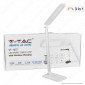 V-Tac VT-1027 Lampada da Tavolo LED 16W Multifunzione con Stazione di Ricarica Wireless - SKU 8519 [TERMINATO]