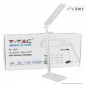 Immagine 1 - V-Tac VT-1027 Lampada da Tavolo LED 16W Multifunzione con Stazione di