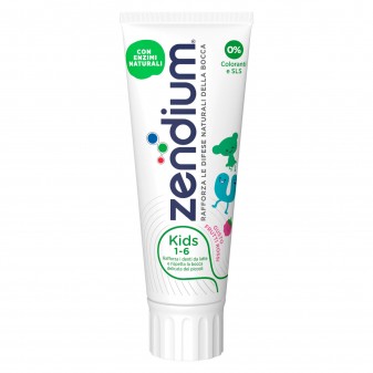 Zendium Kids 1-6 Anni Dentifricio per Bambini con Enzimi Naturali -
