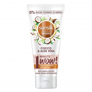 Sunsilk 1 Minute Wow Trattamento Intensivo Capelli Secchi con Cocco &