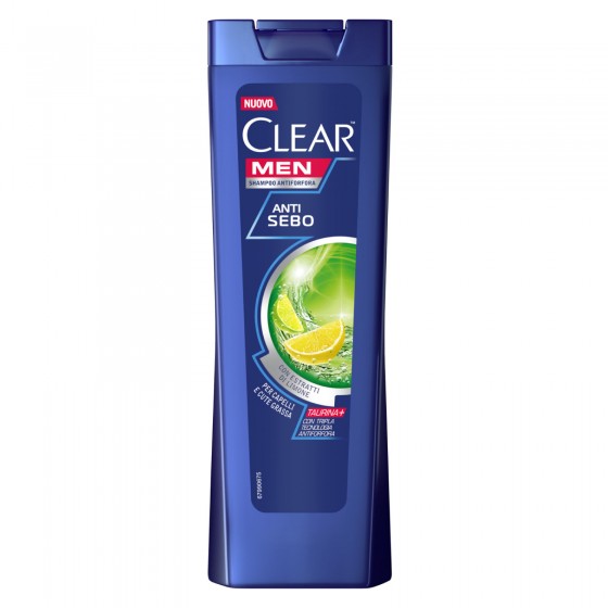 Clear Men Anti Sebo Shampoo Antiforfora Con Estratti di Limone per Clear Men Anti Sebo Shampoo Antiforfora Con Estratti di Limone per