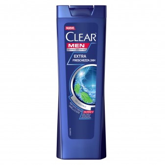 Clear Men Extra Freschezza 24H Shampoo Antiforfora per Tutti i Tipi