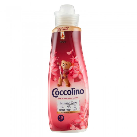 Coccolino Intense Care Ammorbidente Concentrato Fiori di Tiarè e Coccolino Intense Care Ammorbidente Concentrato Fiori di Tiarè e