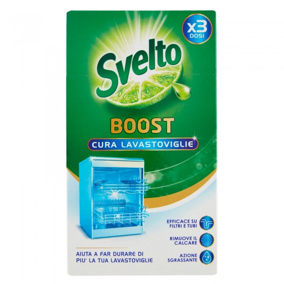 Svelto Boost Cura Lavastoviglie in Polvere - Confezione da 3 Dosi Svelto Boost Cura Lavastoviglie in Polvere - Confezione da 3 Dosi