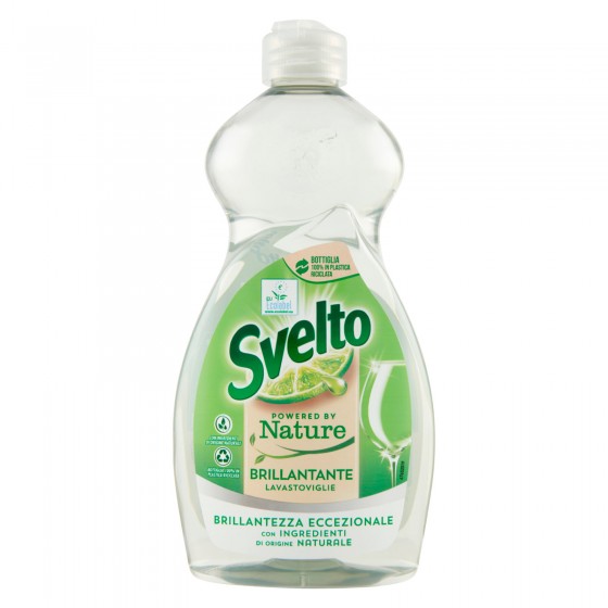 Svelto Powered By Nature Brillantante Lavastoviglie - Flacone da 500ml Svelto Powered By Nature Brillantante Lavastoviglie - Flacone da 500ml