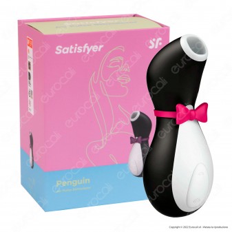 Satisfyer Penguin Succhia Clitoride Air Pulse Stimulator Impermeabile...