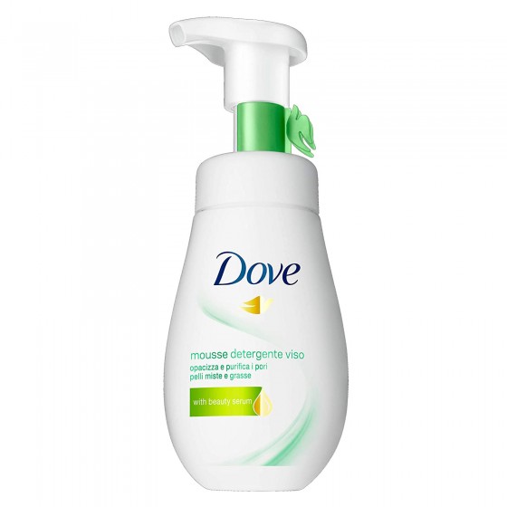 Dove Mousse Detergente Viso Opacizzante e Purificante per Pelli Miste Dove Mousse Detergente Viso Opacizzante e Purificante per Pelli Miste