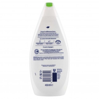Dove Bagnodoccia Rinfrescante Tè Verde & Cetriolo - Flacone da 450ml