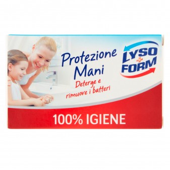 Lysoform Protezione Mani Sapone Solido Igienizzante - Saponetta da 125g